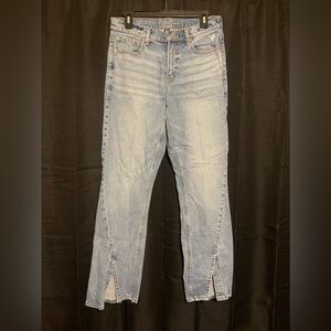American Eagle Bootcut Jeans With Slit at Ankle, Size 6